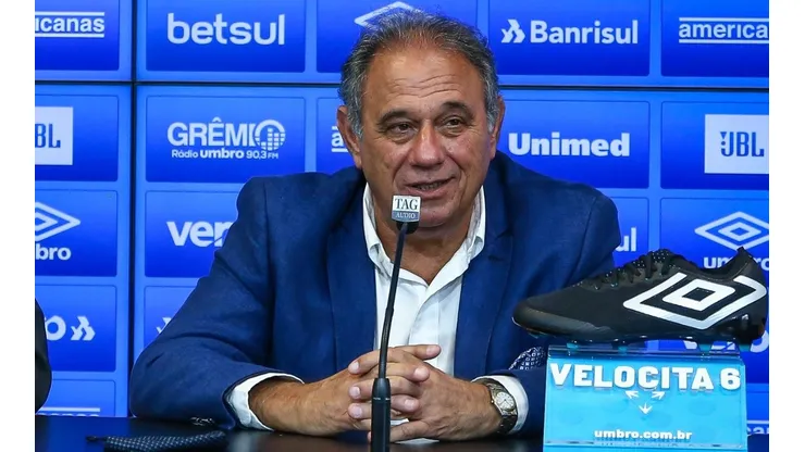 Foto: Lucas Uebel/Grêmio/Divulgação - Dênis Abrahão: irritou os torcedores gremistas