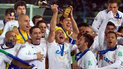 Foto: (Twitter Oficial Corinthians/Daniel Augusto Jr./Ag. Corinthians) - O Corinthians aproveitou a derrota do Palmeiras no Mundial para relembrar a conquista de 2012