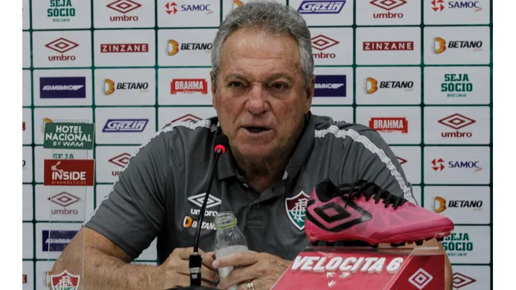 FOTO: LUCAS MERÇON / FLUMINENSE F.C. / DIVULGAÇÃO - Abel Braga: rebateu críticas após vitória do Tricolor