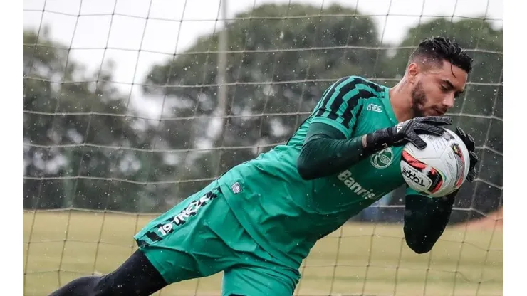 Foto: Fernando Alves/ECJuventude - Goleiro César fará sua estreia no Afredo Jaconi