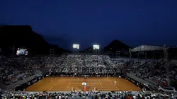 Quadra principal do Rio Open, no Jockey Club