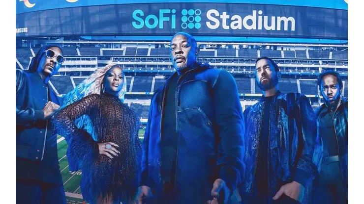 Foto oficial NFL - Artistas que farão o show do intervalo do Super Bowl 56
