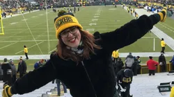 Arquivo pessoal Мia Mastrocolo - Mia é torcedora fanática dos Packers