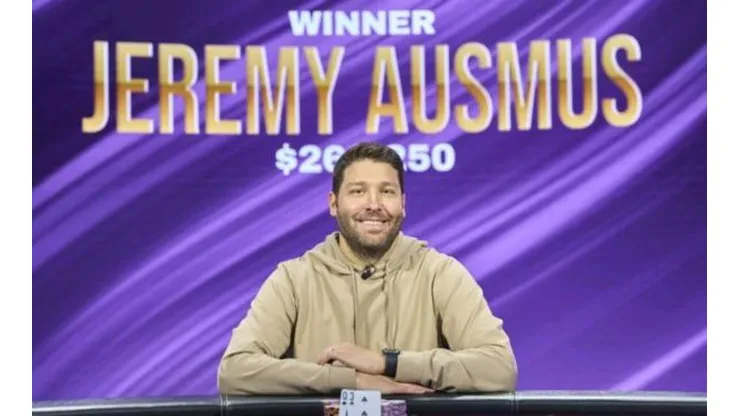 Jeremy Ausmus está na disputa do ranking da PokerGO (Foto: Divulgação/Site Oficial PokerGO)