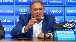 Foto: Lucas Uebel/Grêmio/Divulgação - Dênis Abrahão: dirigente também não gostou da atuação do Tricolor