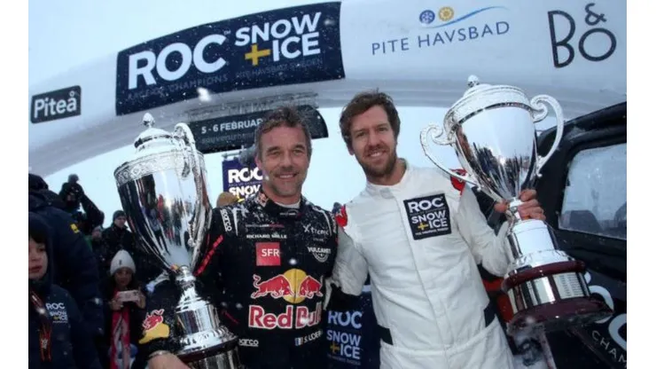 Foto: https://www.raceofchampions.com - Sebastien Loeb e Sebastian Vettel na Corrida dos Campeões 2022