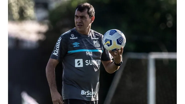 Foto: Ivan Storti/Santos FC/Divulgação - Carille: admite a necessidade de um novo reforço específico no Peixe