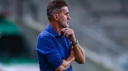 Foto: (Flickr Oficial Grêmio/Lucas Uebel/Grêmio FBPA) - Vagner Mancini, técnico do Grêmio, esbanjou sinceridade para avaliar a atuação de sua equipe