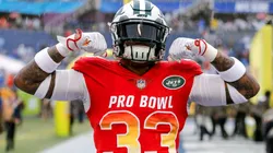 Don Juan Moore/Getty Images - Safety Jamal Adams, à época, defendia o New York Jets