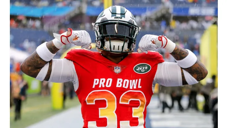 Don Juan Moore/Getty Images - Safety Jamal Adams, à época, defendia o New York Jets