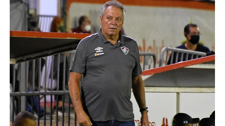 Foto: MAILSON SANTANA/FLUMINENSE FC/DIVULGAÇÃO - Abel Braga: foi criticado mesmo com a vitória do Tricolor