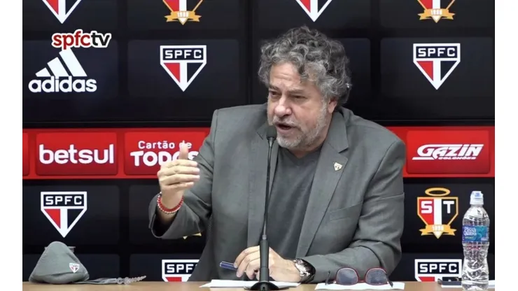 Foto: Reprodução SPFC TV/YouTube | Casares não fechou contratação para o SPFC porque empresário pediu mais dinheiro