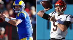 Imagenss: Getty Imagem / Montagem: Bolavip Brasil - Rams e Bengals vão disputar o Super Bowl no próximo dia 13