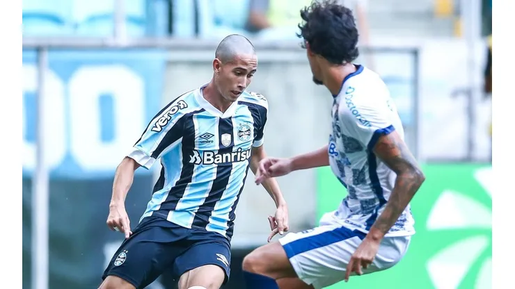 Foto: Lucas Uebel/Grêmio/Divulgação - Gabriel Silva: jovem quase marcou belo gol na estreia