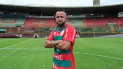 Railan foi anunciado pela Portuguesa (Foto: Dorival Rosa/Portuguesa)