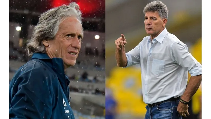 Fotos Jorge Jesus e Renato Gaúcho: Thiago Ribeiro/AGIF | Corinthians vai em busca de técnico