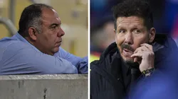Foto: Montagem de Thiago Ribeiro/AGIF e Berengui/DeFodi Images - Braz embarca para a Europa para "mochilão" e pode trazer de volta zagueiro Felipe, do Atlético de Simeone
