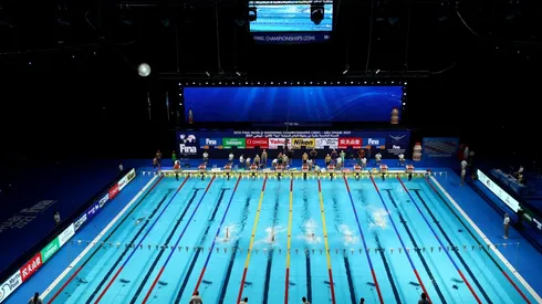 Francois Nel/Getty Images - Piscina em Abu Dhabi