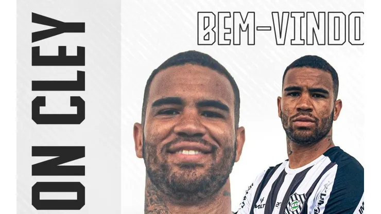 Foto: Divulgação/Figueirense FC - Jhon Cley está regularizado e pode estrear pelo FIgueirense