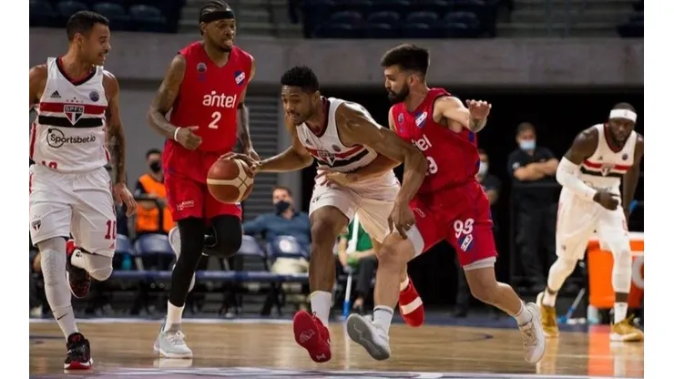 FIBA / fiba.basketball - Imagem do jogão entre São Paulo e nacional, pela BCLA