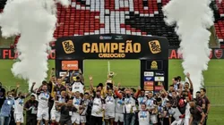 Flamengo campeão carioca 2021. (Foto: Thiago Ribeiro/AGIF)
