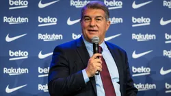 Foto: Marc Graupera Aloma / AFP7 Getty Images | Joan Laporta confirma desejo de dar chapéu no Real Madrid