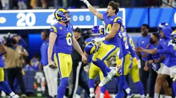 Christian Petersen/Getty Images - Jogadores dos Rams festejando a vaga