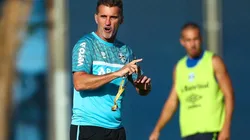Foto: Renan Jardim / Grêmio FBPA / Divulgação - Mancini: não chamou a dupla para os treinos do profissional