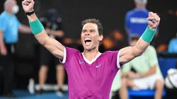 James D. Morgan/Getty Images - Nadal festejando o título do Australian Open