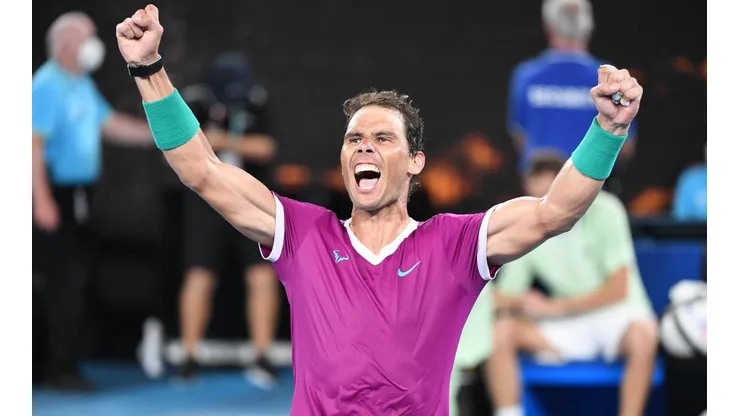 James D. Morgan/Getty Images - Nadal festejando o título do Australian Open