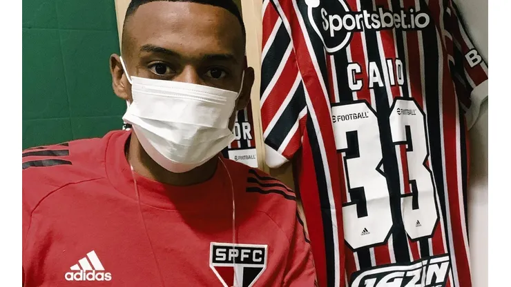 Caio foi relacionado para o duelo contra o Guarani (Foto: Twitter Oficial do São Paulo)