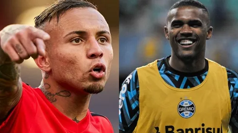 Foto Everton Cebolinha: Jose Manuel Alvarez/Quality Sport Images/Getty Images e Foto Douglas Costa: Jhony Pinho/AGIF