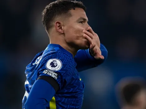 Thiago Silva encontra jogador do Palmeiras e aquece possível rivalidade contra o Chelsea no Mundial