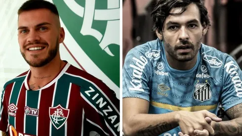 Foto Nathan - FOTO DE MAILSON SANTANA/FLUMINENSE FC - Foto Goulart - Ivan Storti/Santos FC