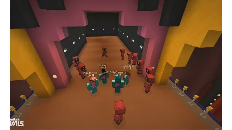 Torneio da Twitch Rivals de Round 6 no Minecraft derruba internet de país