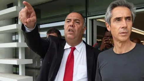 Foto: Alexandre Vidal/CRF - Braz e Paulo Sousa: Flamengo ainda não contratou reforços na atual janela de transferências
