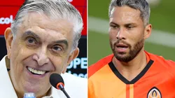 Fotos: Gustavo Oliveira/athletico.com.br/Divulgação e David S. Bustamante/Soccrates/Getty Images/Espanha - Petraglia e Marlos: presidente do Furacão se manifestou sobre o jogador
