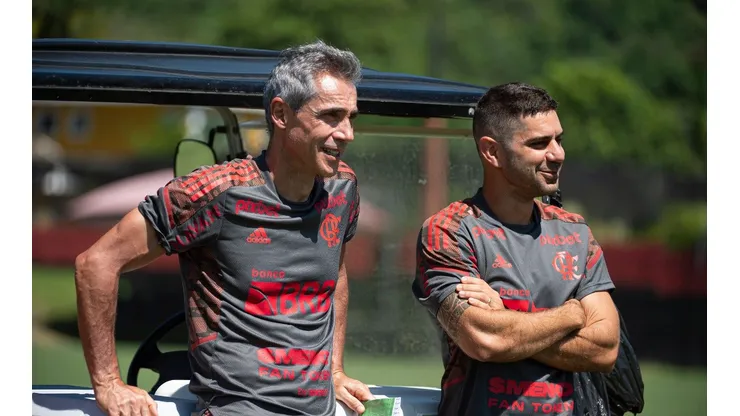 Foto: Flickr Oficial CR Flamengo/Alexandre Vidal | Paulo Sousa está encantado com atletas formados no Flamengo
