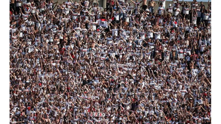 Alexandre Schneider/Getty Images - Torcedores do São Paulo, no Morumbi