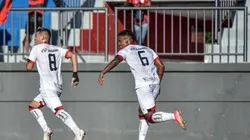 Foto: Pietro Carpi / EC Vitória / Divulgação - Eduardo comemora gol em Barcelona de Ilhéus x Vitória