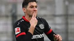 Foto: Alex Grimm/Getty Images - Lucas Alario manifestou seu desejo de deixar o Leverkusen, mas em junho. Palmeiras conseguiria trazê-lo em janeiro?