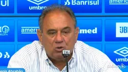 Foto: Reprodução Grêmio TV/YouTube | Denis Abrahão fala sobre medalhão que está fora dos planos do Grêmio para 2022