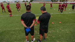 Comissão do Atlético-GO (Foto: Divulgação/Atlético-GO)