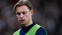 Foto: Jose Breton/Pics Action/NurPhoto via Getty Images | Frenkie De Jong marcou o gol da vitória do Barcelona sobre o Alavés