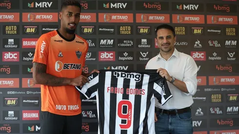 Fábio Gomes recebeu a camisa 9 no Atlético-MG