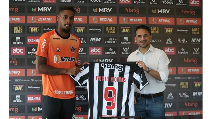 Fábio Gomes recebeu a camisa 9 no Atlético-MG