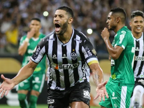 Novo camisa 9 é apresentando no Galo e expõe expectativas de jogar com Hulk: "Me adaptar ao estilo dele"