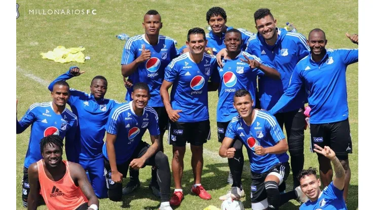 Os jogadores do Millionarios (Foto: Divulgação/Millionarios)