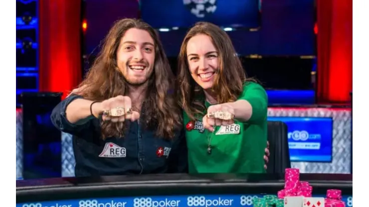 Igor Kurganov e Liv Boerre ganharam bracelete juntos (Foto: WSOP)