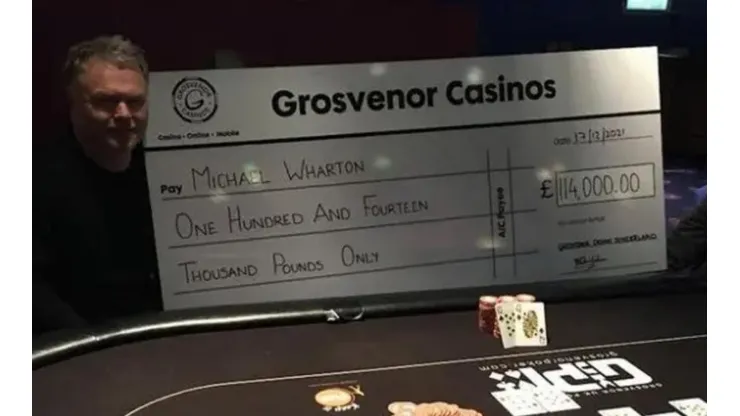 Bad beat jackpot ativado no Grosvenor Cassino (Foto: Grosvenor Cassino)